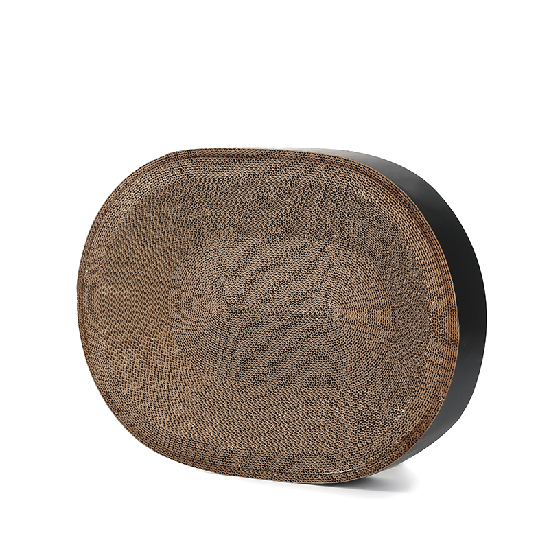 Oval cat scratch board